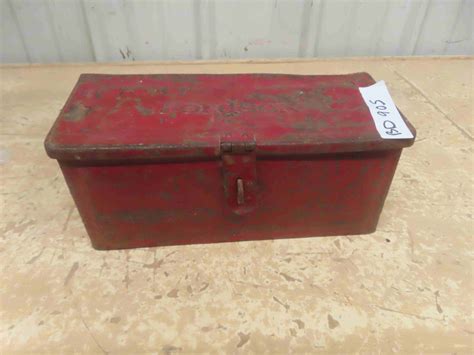 Vintage Metal Tractor Tool Box fordson 